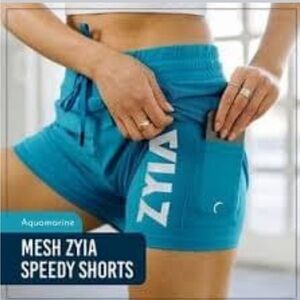 Aquamarine Mesh Speedy Short Large
